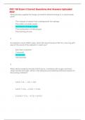 PHY 102 Exam 2 Questions And Answers 100&percnt; Correct