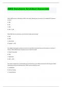 AWS Solutions Architect Associate &vert; Questions with 100&percnt; Correct Answers &vert; verified