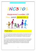 INC3701 ASSIGNMENT 3 S1 2023