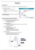 AQA AS Level Physical Chemistry - Unit 3.1.5 - Kinetics - Full Notes