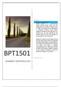 BPT1501 ASSIGNMENT 7 (PORTFOLIO)  2023