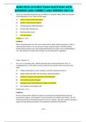 NURS PEDS CH 8 BEST EXAM QUESTIONS WITH ANSWERS 100&percnt; CORRECT AND VERIFIED 2023 A&plus;