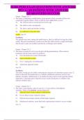 NURS PEDS EXAM QUESTIONS WITH ANSWERS 2023 A&plus; QUESTIONS WITH ANSWERS GUARANTEED SUCCESS