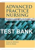 Advanced Practice Nursing Essential Knowledge for the Profession 3th Edition DeNisco Test Bank