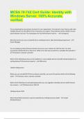 MCSA 70-742 Cert Guide&colon; Identity with Windows Server&period; 100&percnt; Accurate&comma; verified&period;