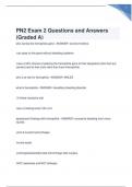 PN2 Exam 2 Questions and Answers (Graded A)