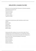 Relias ED RN A&comma; Complete Test 2024&period; &lpar;answered&rpar;
