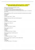 2023 Junior Social Studies ASB Practice Questions &ndash; COMPLETE SOLUTIONS 300 Questions with 100&percnt; Correct Answers