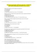 2023 Senior Social Studies ASB Practice Questions&ndash; COMPLETE SOLUTIONS 220 Questions with 100&percnt; Correct Answers