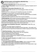NYSTCE Students with Disabilities (060) REA Prep study guide