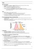 A Level Biology - Niche Notes