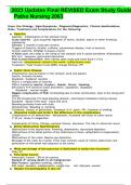 Nursing2063 Patho Exam 2023&sol;2024 updated Package Deal