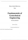 Fundamentals of Geotechnical Engineering, 5e Braja Das, Nagaratnam Sivakugan (Solution Manual)