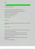 ECONOMETRICS MIDTERM 1 TEST RATED 100&percnt; CORRECT