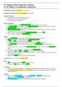 Edexcel Biology A Level - Core Practicals 9 & 15 Summary Notes