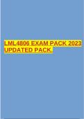 LML4806 EXAM PACK 2023 UPDATED PACK.