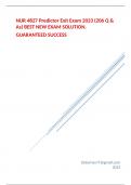 NUR 4827 Predictor Exit Exam 2023 &lpar;206 Q & As&rpar; BEST NEW EXAM SOLUTION&period; GUARANTEED SUCCESS 