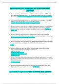 Capstone Med Surg Assessment 100 QUESTIONS WITH ANSWERS