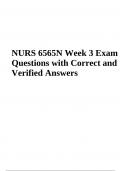 NURS 6565N Week 3 Board Vitals Exam | Questions with Correct and Verified Answers