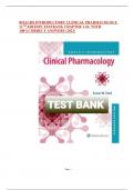  ROACHS INTRODUCTORY CLINICAL PHARMACOLOGY 11TH EDITION TESTBANK CHAPTER 1-54  WITH 100%CORRECT ANSWERS (2023)