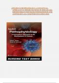 APPLIED PATHOPHYSIOLOGY A CONCEPTUAL APPROACH TO THE MECHANISMS OF DISEASE 3RD EDITION BRAUN TEST BANK WITH QUESTION AND ANSWER KEY,ALL CHAPTERS INCLUDED (2023)