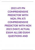2023 ATI PN COMPREHENSIVE PREDICTOR WITH NGN