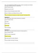 HIM 335 Final questions with 100&percnt; verified answers