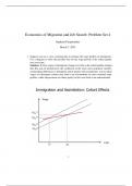 ECON0041 Migration and Job Search Problem Set 4 UCL