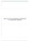 PHTLS Pre & Post Test QUESTIONS & ANSWERS 2023 &lpar; A&plus; GRADED 100&percnt; VERIFIED&rpar;