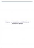PHTLS Post Test 9th QUESTIONS & ANSWERS 2023 &lpar; A&plus; GRADED 100&percnt; VERIFIED&rpar;