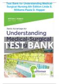 Test Bank for Understanding Medical-Surgical Nursing 6th Edition Linda S. Williams Paula D. Hopper | NEWEST VERSION