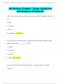 AD Banker Chapter 1 Exam Questions and Answers Graded A+