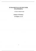 Fundamentals of Polymer Engineering, 3e  Anil Kumar, Rakesh  Gupta (Solution Manual)