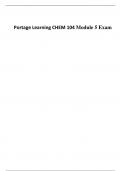 Portage Learning CHEM 104 Module 5 Exam