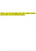 PHTLS - Post Test&comma; 8th Edition 2022-2023