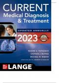 current medical diagnosis and treatment 2023  
