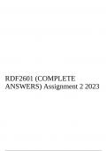 RDF2601 (COMPLETE ANSWERS) Assignment 2 2023
