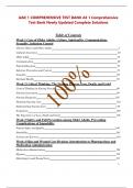 A&E 1 COMPREHENSIVE TEST BANK AE 1 Comprehensive Test Bank Newly Updated Complete Solutions