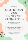 Samenvatting Colleges & Literatuur Methoden van Klinische Diagnostiek 