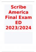  Scribe America Final Exam ED 2023/2024