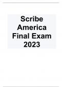 Exam (elaborations) ScribeAmerica Final Exam 2023/2024