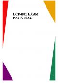 LCP4801 EXAM PACK 2023&period;