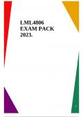 LML4806 EXAM PACK 2023.