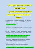 2023)ATI PN COMPREHENSIVE PREDICTOR FORM A,B AND C