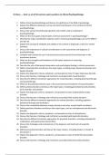 All the Propable questions for Clinical Pyschopathology