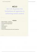 Unit 4 AC3.3 criminology WJEC Flashcards 