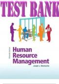 TEST BANK for Human Resource Management 15th Edition by Martocchio Joseph. ISBN 9780134739755. (Complete Chapters 1-14).
