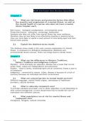 NUR 256 Exam One Review Questions 