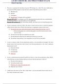 ATI RN MEDSURG 2023 PROCTORED EXAM TEST BANK