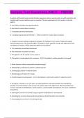 Sample Test Questions ANCC - PMHNP &vert; 25 Questions With 100 &percnt; Correct Answers &vert; latest updates